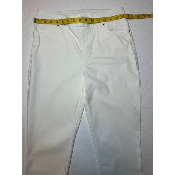 Chico's Women’s Pull-On Pants 4 Pocket Size 0.5 Regular US 6 Regular Stretch - Picture 4 of 7